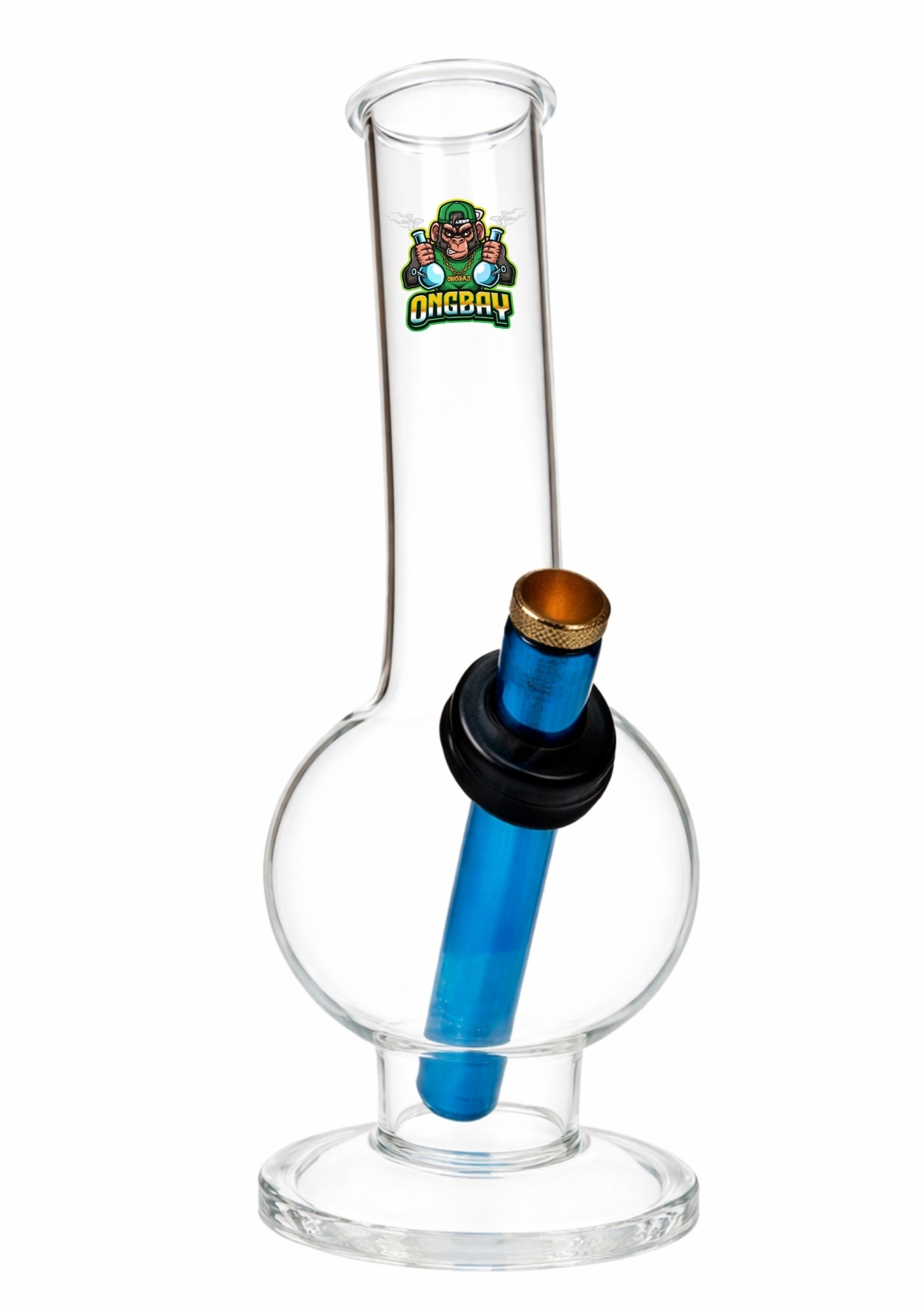Ongbay Clear Bubble Base Glass Oil Pourer (22CM)