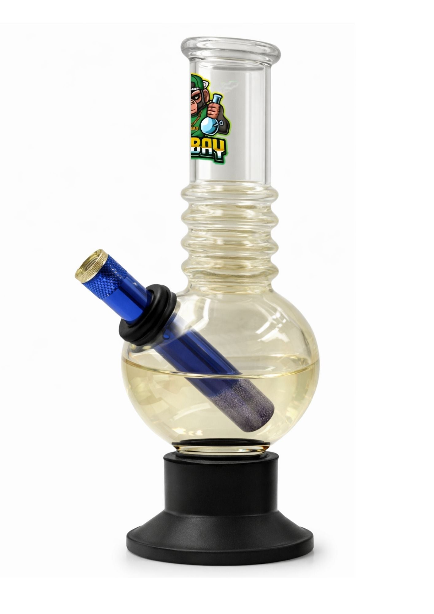 Ongbay Clear Globe Glass Oil Pourer (18cm)
