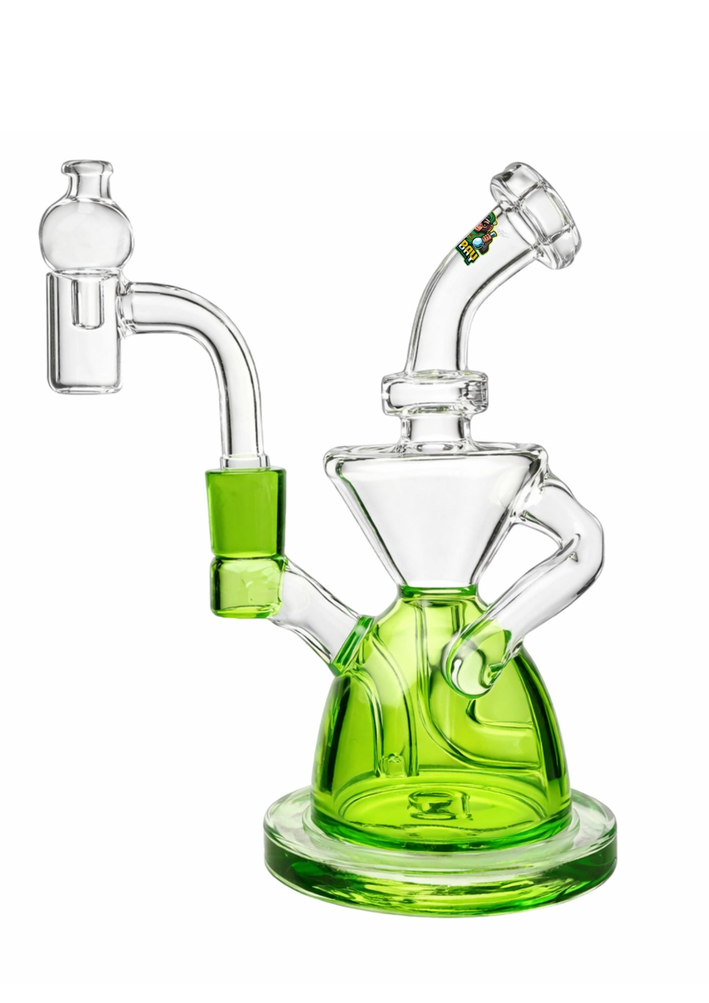 Ongbay Green Recycler Glass Oil Pourer (18CM)