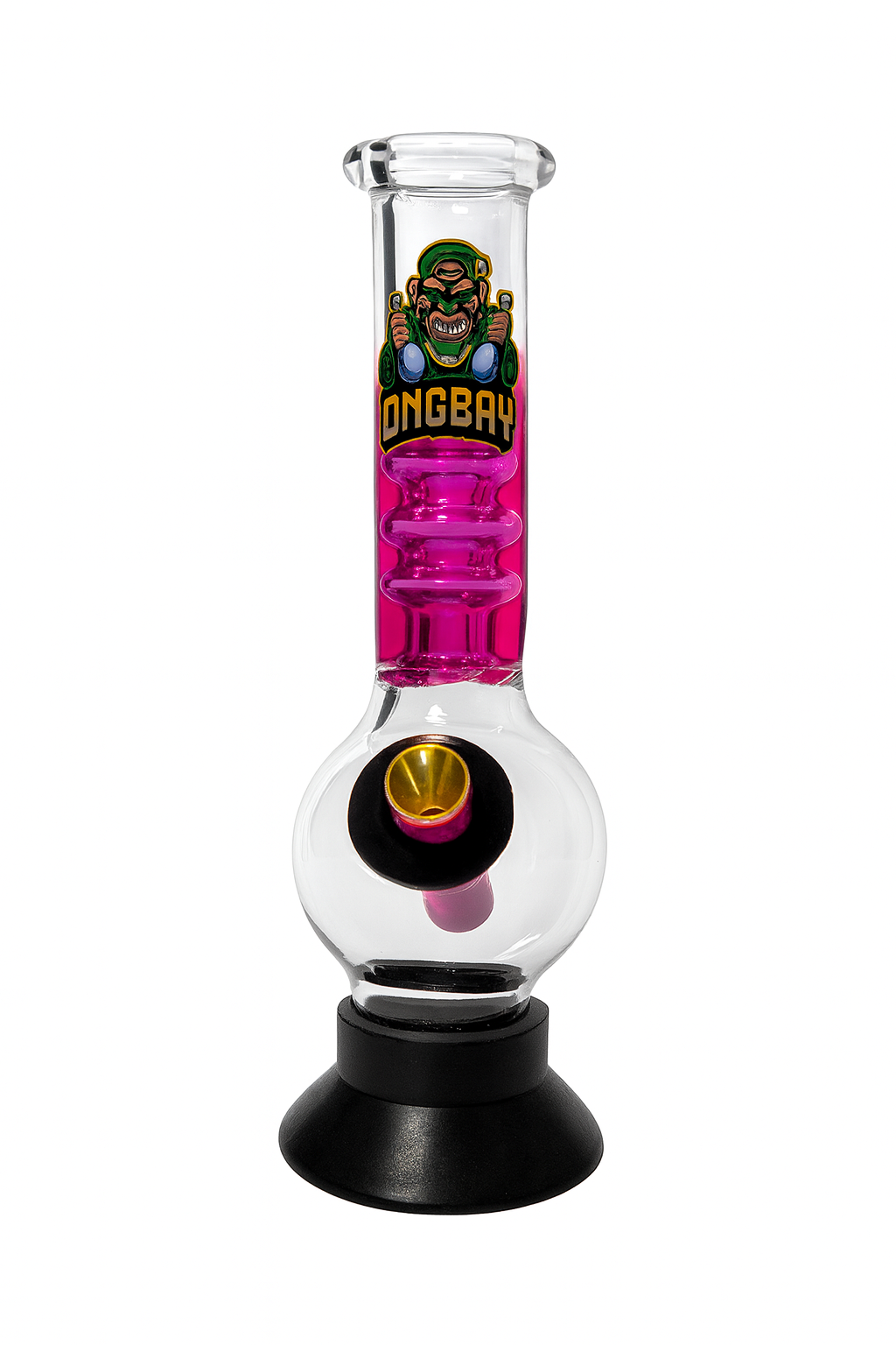 Ongbay Mini Glass Oil Pourer Pink Lamp Style - 20cm