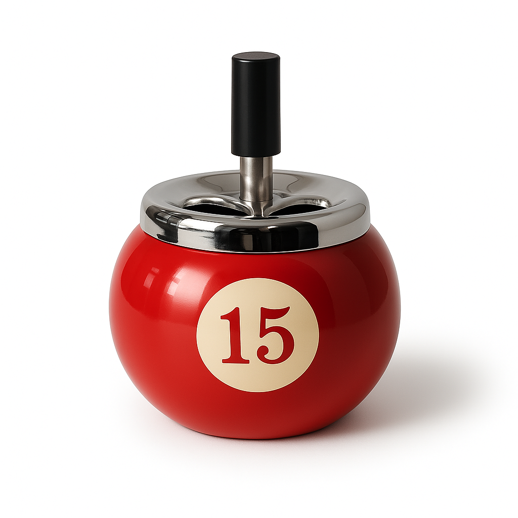 Pool Ball Spin Lid Resin Ashtray Assorted