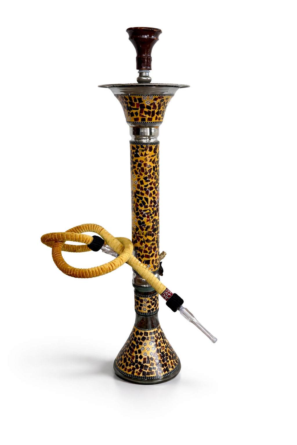 Premium Mosaic Shisha Set Complete With Hose & Base (95CM)