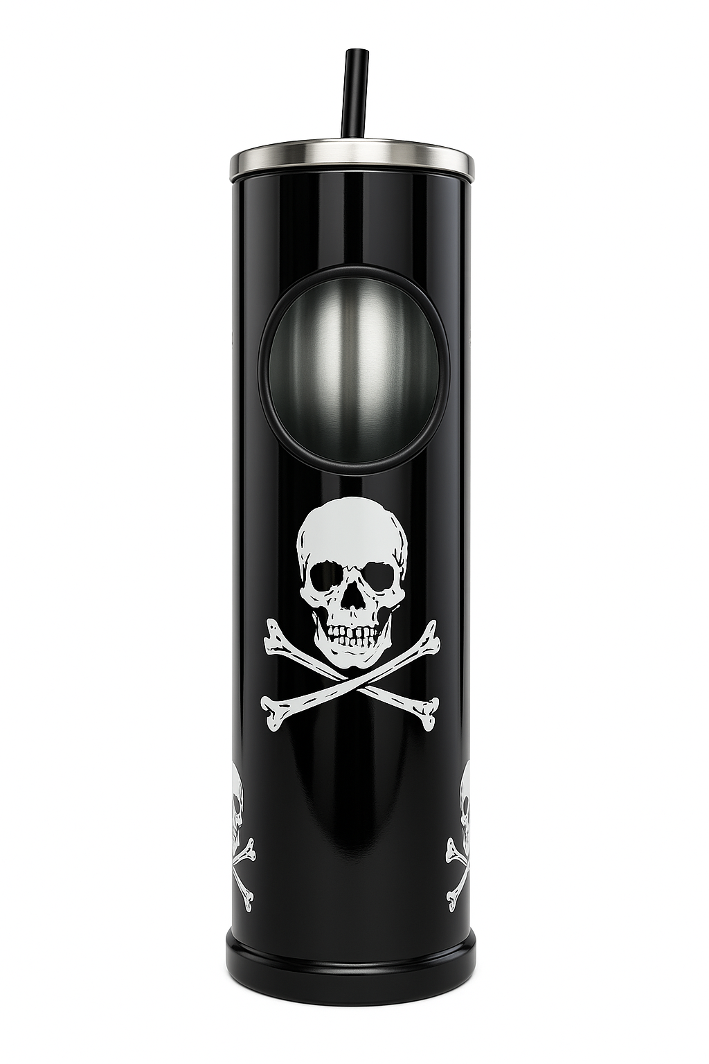 Skull Trash Can Ashtray 60cm

