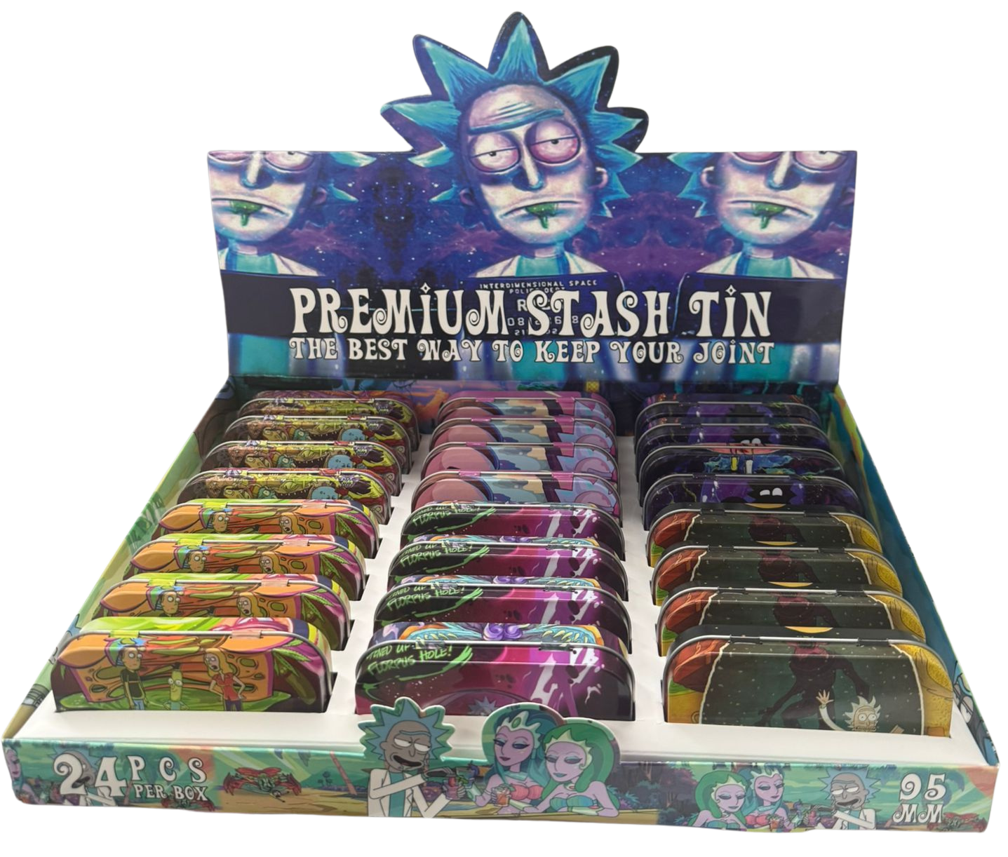 Stash Tin Rick & Morty (24PK)