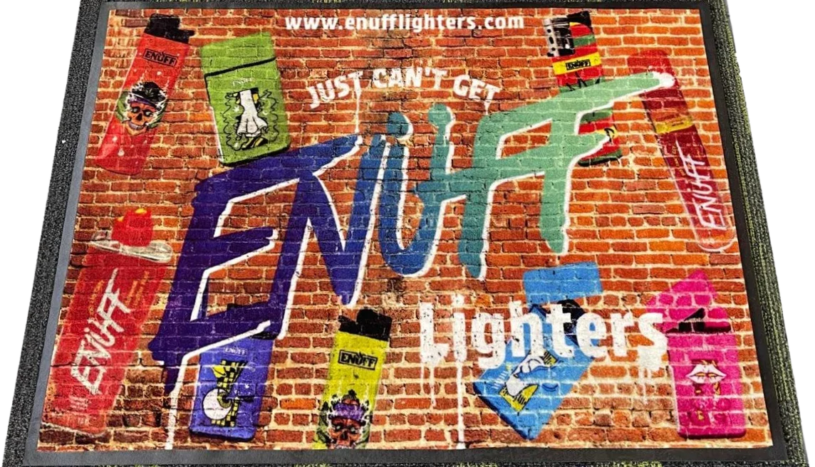 Enuff Lighters Man Cave Rug Merchandise 85x 115cm