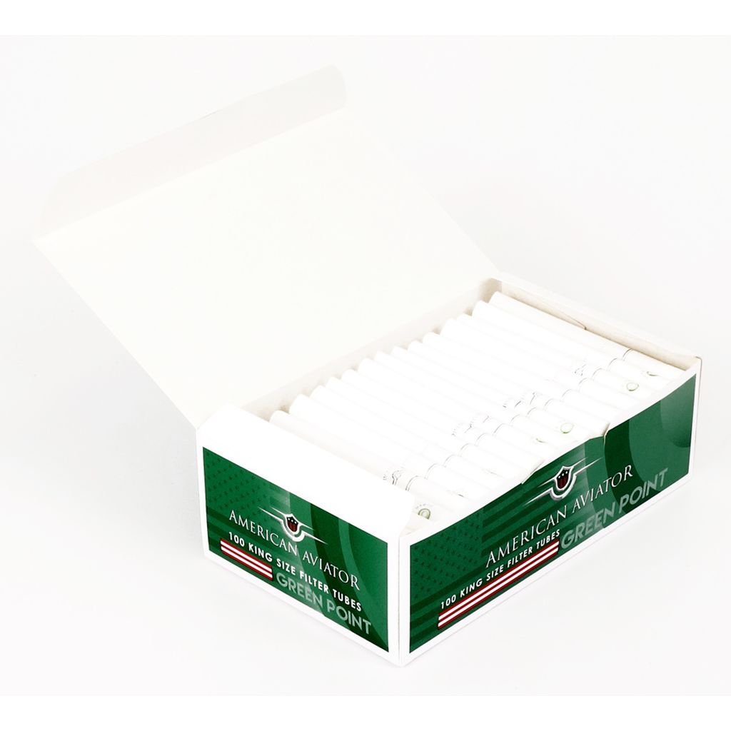 American Aviator King Size Filter Tubes 1 Box- 100 filter tubes